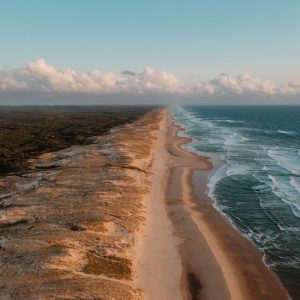 Le Porge, la plage des Bordelais